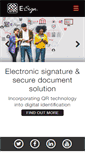 Mobile Screenshot of e-signhq.com